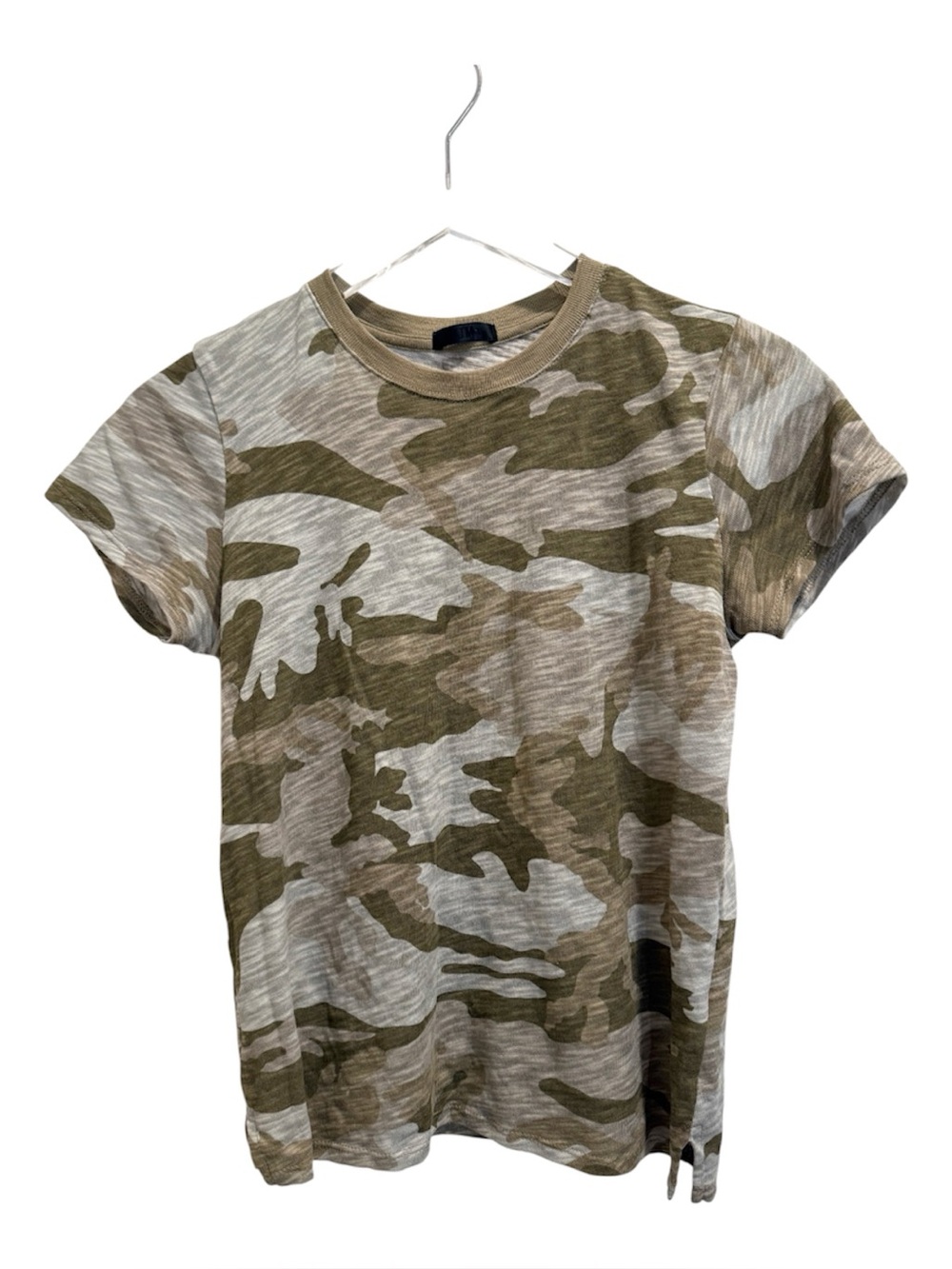 ATM Anthony Thomas Melillo (ATM) Slub Jersey Camo Green Crewneck Tee size XS